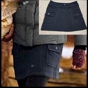 Athleta Fleece Lined Skirt Snow Slide  Fleece Lining Snowslide cargo pockets, S